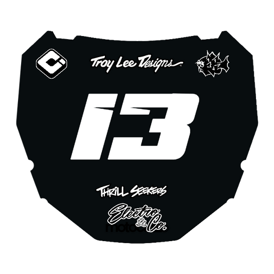 CUSTOM ODI NUMBER PLATE DECAL