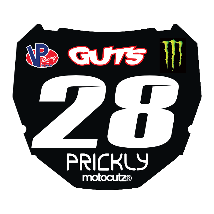 CUSTOM ODI NUMBER PLATE DECAL