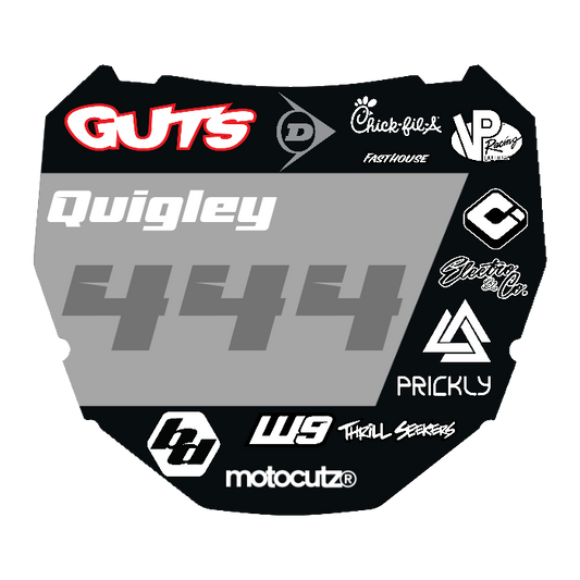 CUSTOM ODI NUMBER PLATE DECAL