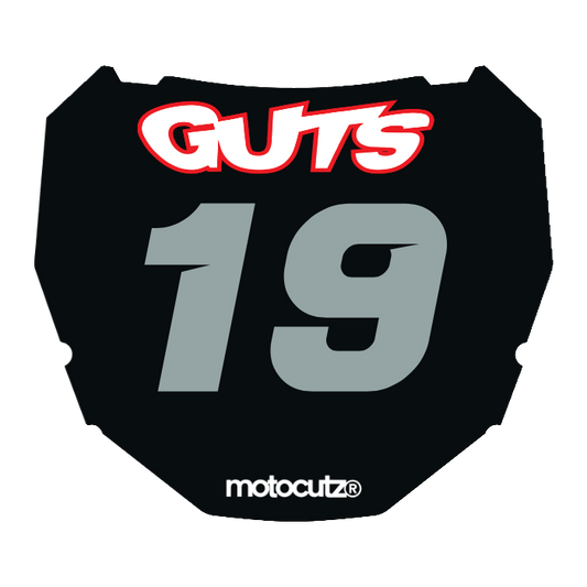 CUSTOM ODI NUMBER PLATE DECAL