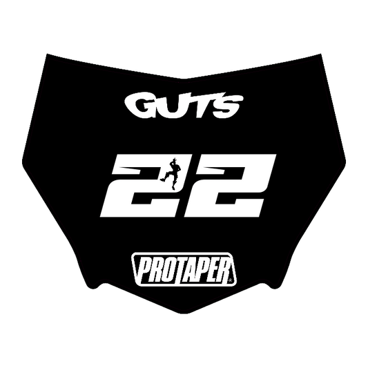 CUSTOM MOTOCUTZ FRONT PLATE DECAL