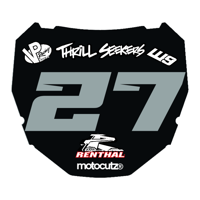 CUSTOM ODI NUMBER PLATE DECAL