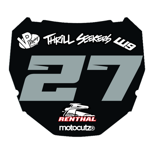 CUSTOM ODI NUMBER PLATE DECAL