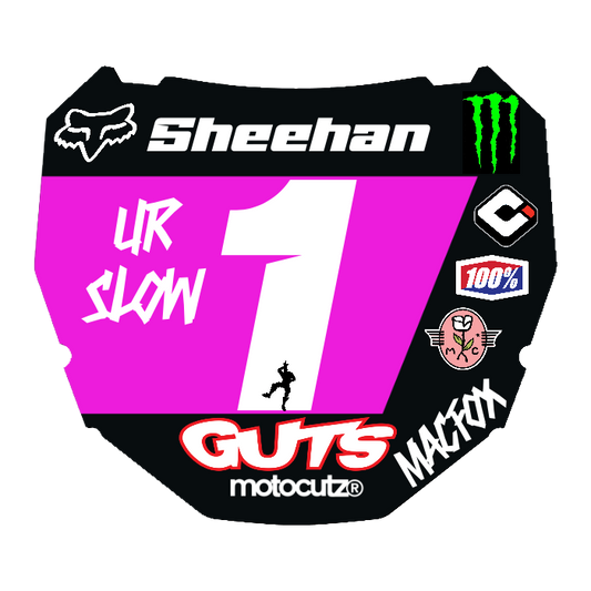 CUSTOM ODI NUMBER PLATE DECAL