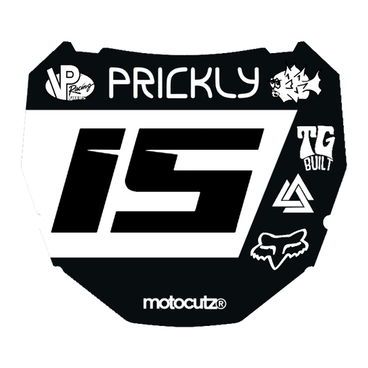 CUSTOM ODI NUMBER PLATE DECAL