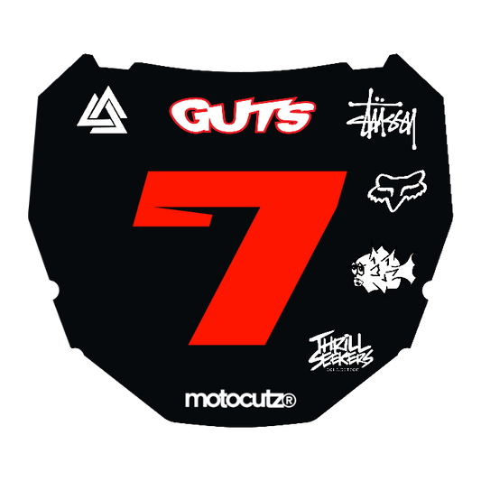 CUSTOM ODI NUMBER PLATE DECAL