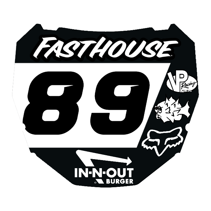 CUSTOM ODI NUMBER PLATE DECAL