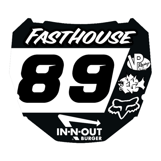 CUSTOM ODI NUMBER PLATE DECAL