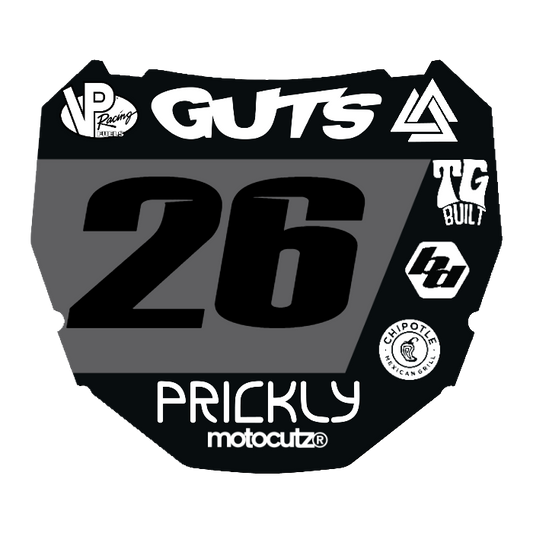CUSTOM ODI NUMBER PLATE DECAL