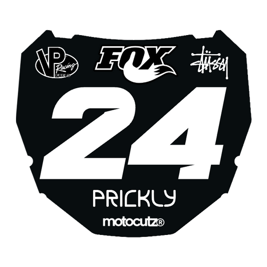 CUSTOM ODI NUMBER PLATE DECAL