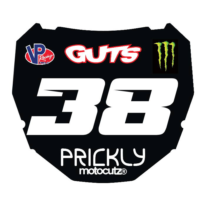 CUSTOM ODI NUMBER PLATE DECAL