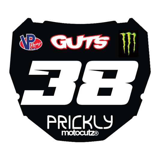 CUSTOM ODI NUMBER PLATE DECAL