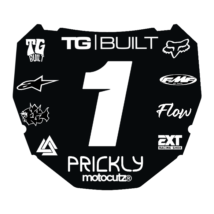 CUSTOM ODI NUMBER PLATE DECAL