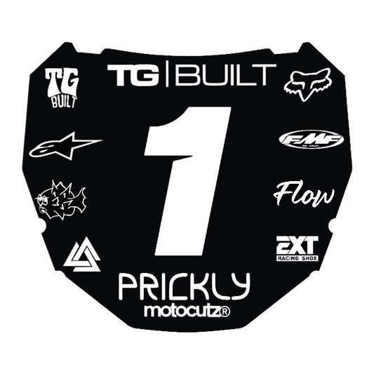 CUSTOM ODI NUMBER PLATE DECAL