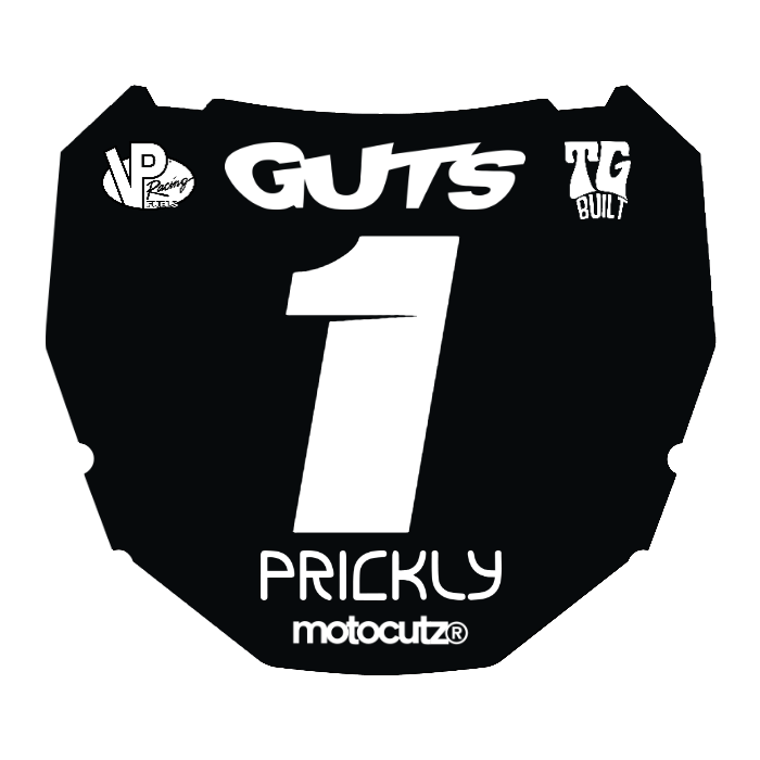CUSTOM ODI NUMBER PLATE DECAL