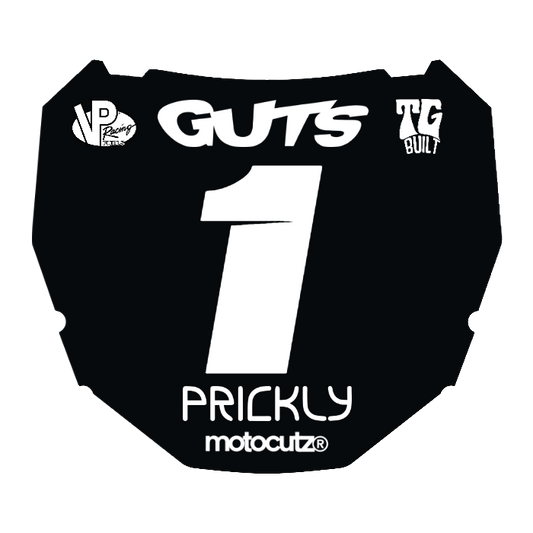CUSTOM ODI NUMBER PLATE DECAL