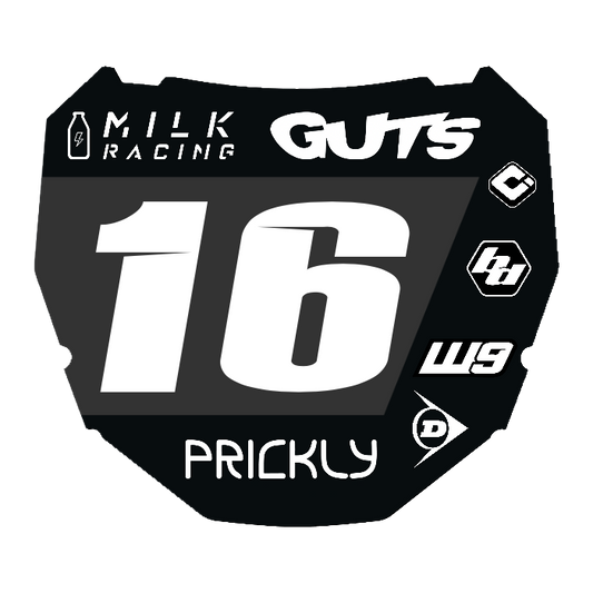 CUSTOM ODI NUMBER PLATE DECAL