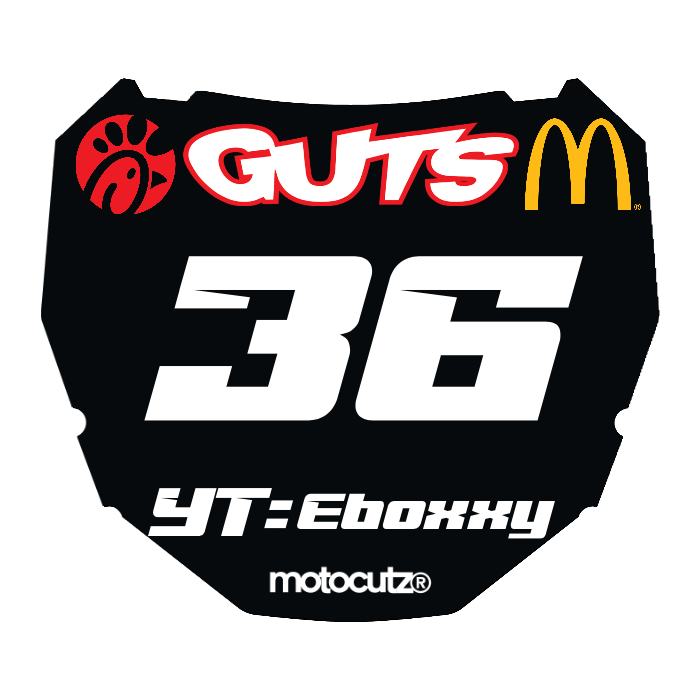CUSTOM ODI NUMBER PLATE DECAL
