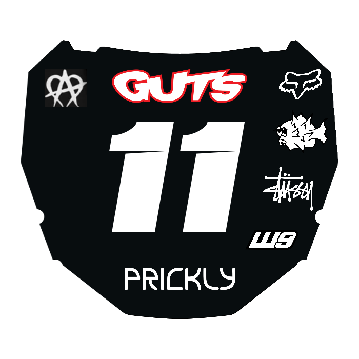 CUSTOM ODI NUMBER PLATE DECAL