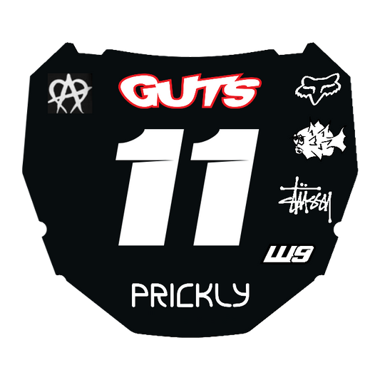 CUSTOM ODI NUMBER PLATE DECAL