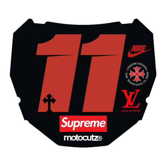 CUSTOM ODI NUMBER PLATE DECAL