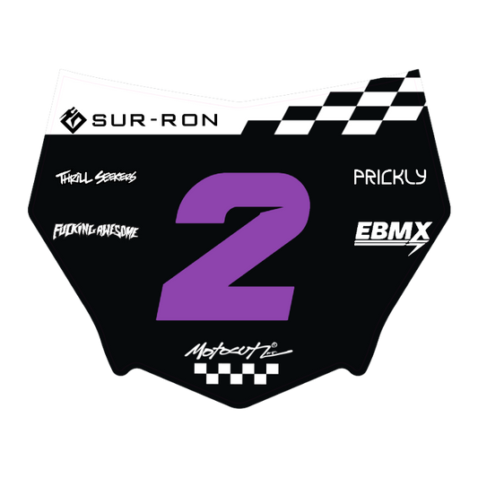 CUSTOM MOTOCUTZ FRONT PLATE DECAL