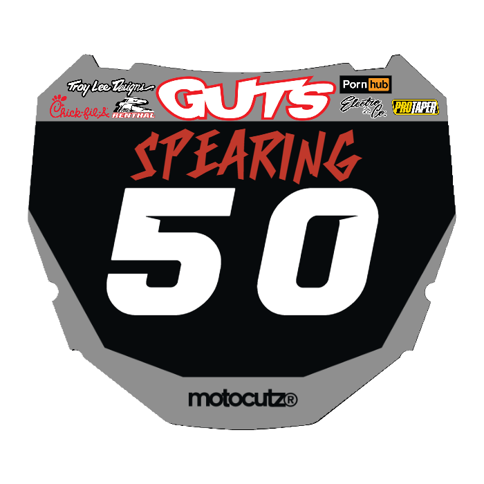 CUSTOM ODI NUMBER PLATE DECAL
