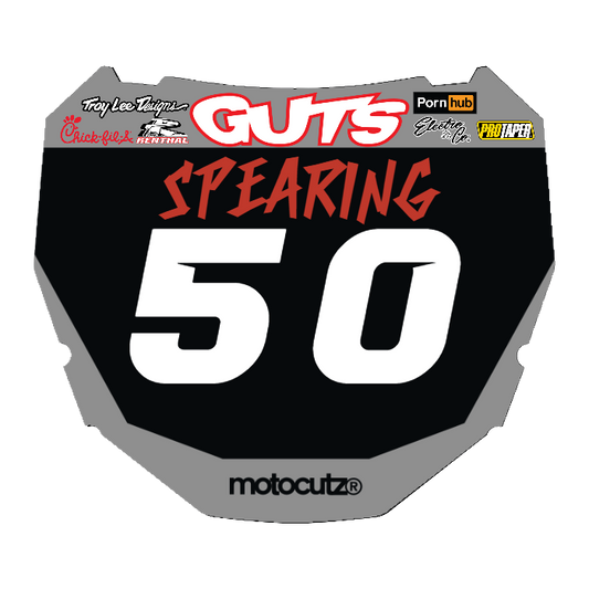 CUSTOM ODI NUMBER PLATE DECAL
