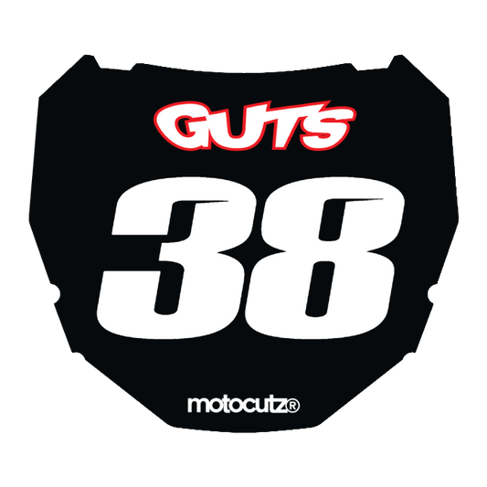 CUSTOM ODI NUMBER PLATE DECAL