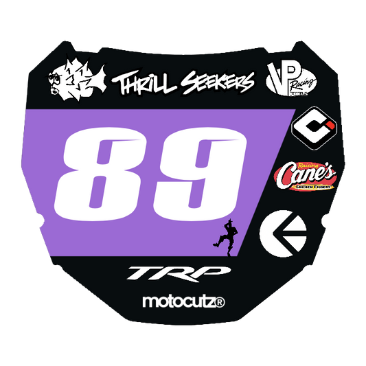 CUSTOM ODI NUMBER PLATE DECAL