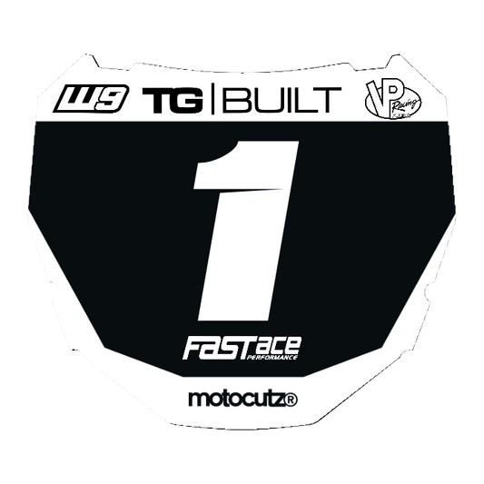 CUSTOM ODI NUMBER PLATE DECAL