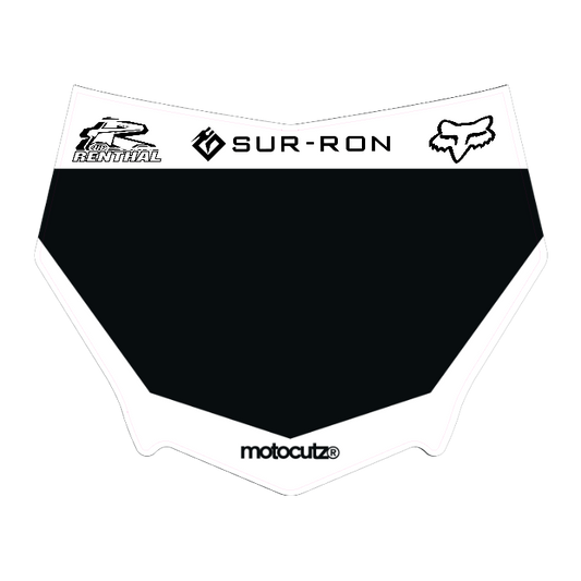 CUSTOM MOTOCUTZ FRONT PLATE DECAL