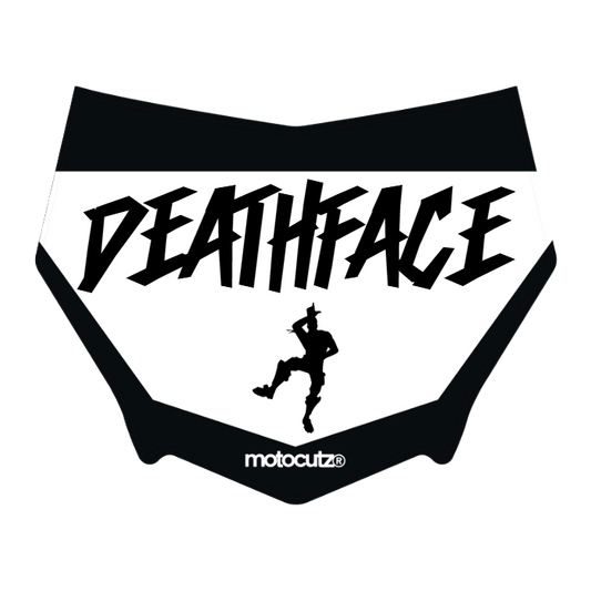 CUSTOM MOTOCUTZ FRONT PLATE DECAL