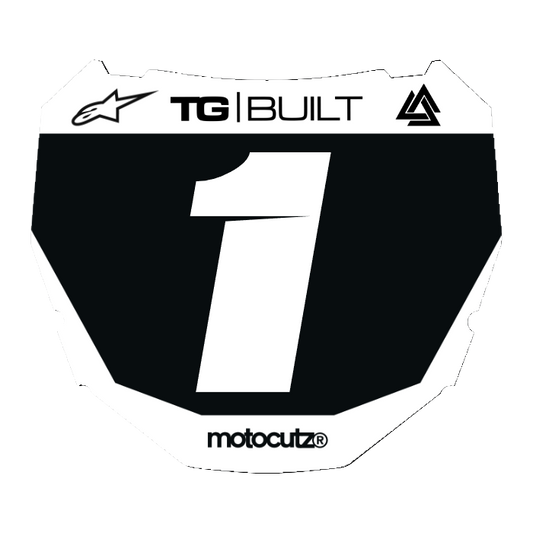 CUSTOM ODI NUMBER PLATE DECAL