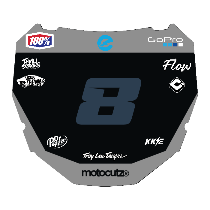 CUSTOM ODI NUMBER PLATE DECAL