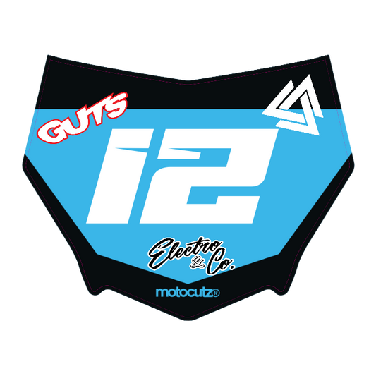CUSTOM MOTOCUTZ FRONT PLATE DECAL