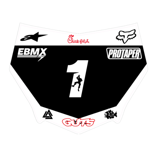 CUSTOM MOTOCUTZ FRONT PLATE DECAL