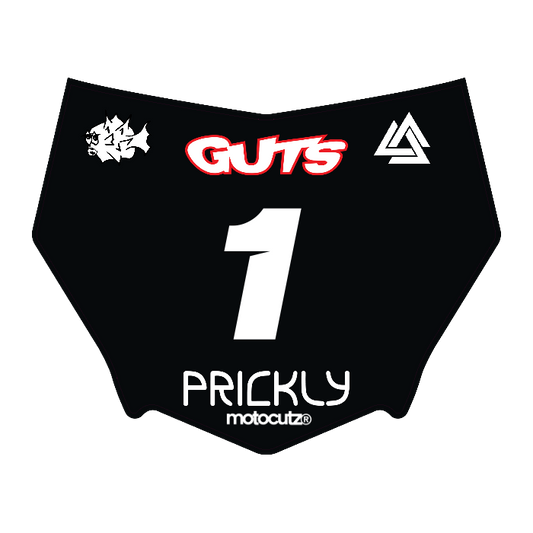 CUSTOM MOTOCUTZ FRONT PLATE DECAL