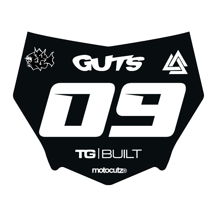 CUSTOM MOTOCUTZ FRONT PLATE DECAL