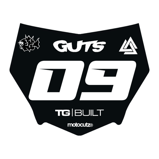 CUSTOM MOTOCUTZ FRONT PLATE DECAL