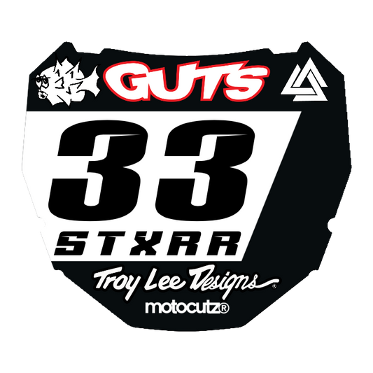 CUSTOM ODI NUMBER PLATE DECAL