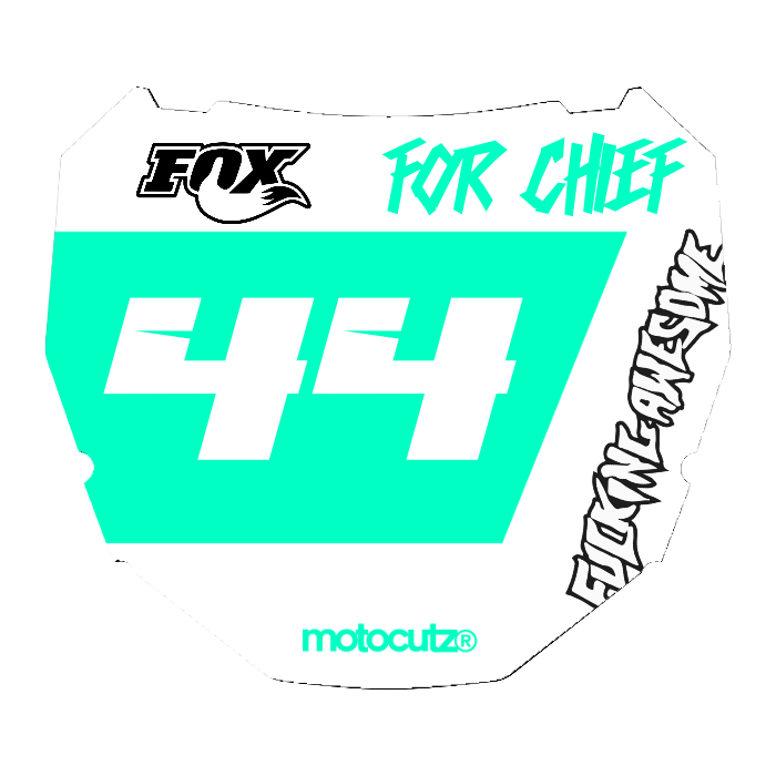 CUSTOM ODI NUMBER PLATE DECAL