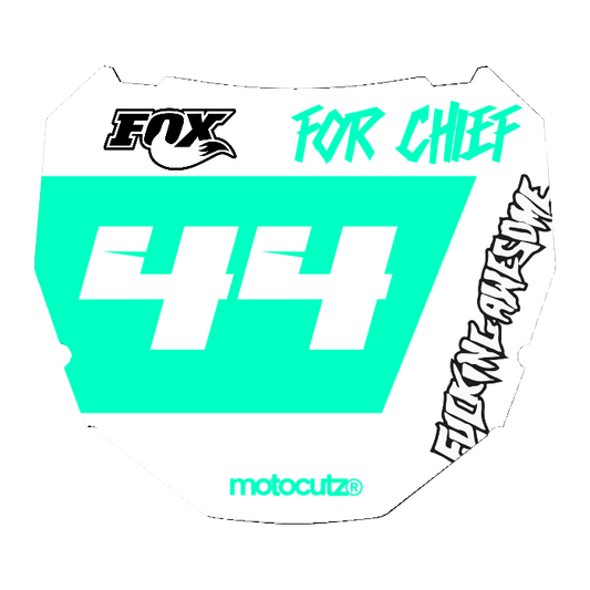 CUSTOM ODI NUMBER PLATE DECAL