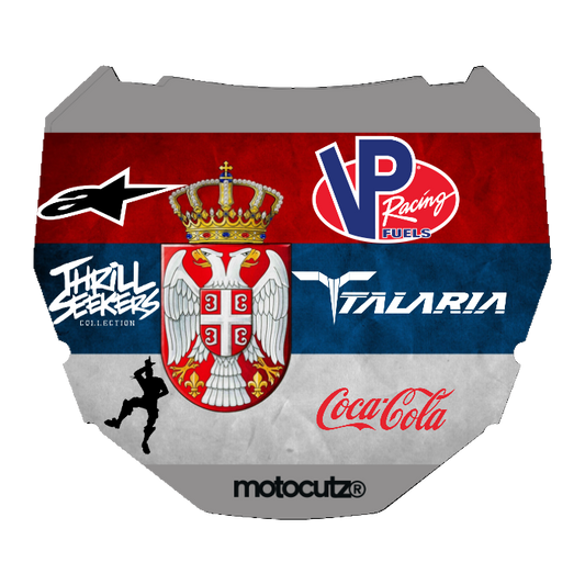 CUSTOM ODI NUMBER PLATE DECAL