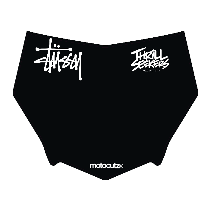 CUSTOM MOTOCUTZ FRONT PLATE DECAL