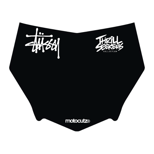 CUSTOM MOTOCUTZ FRONT PLATE DECAL