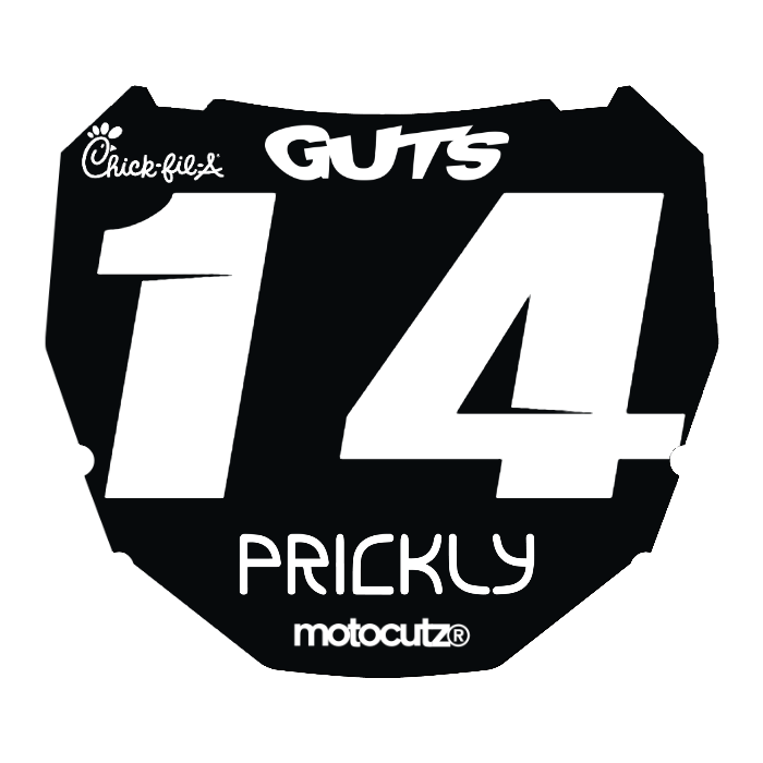 CUSTOM ODI NUMBER PLATE DECAL
