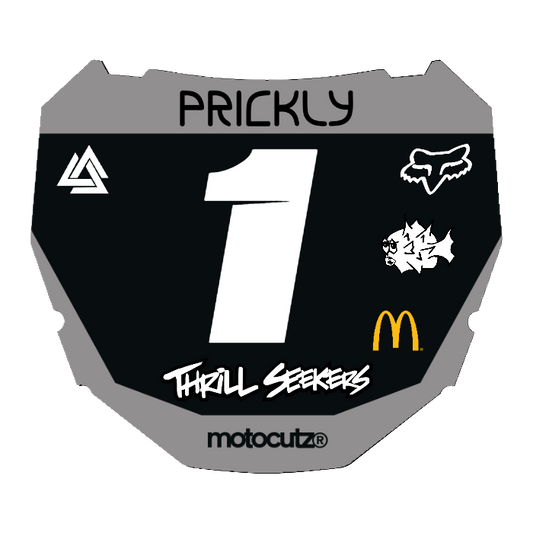 CUSTOM ODI NUMBER PLATE DECAL