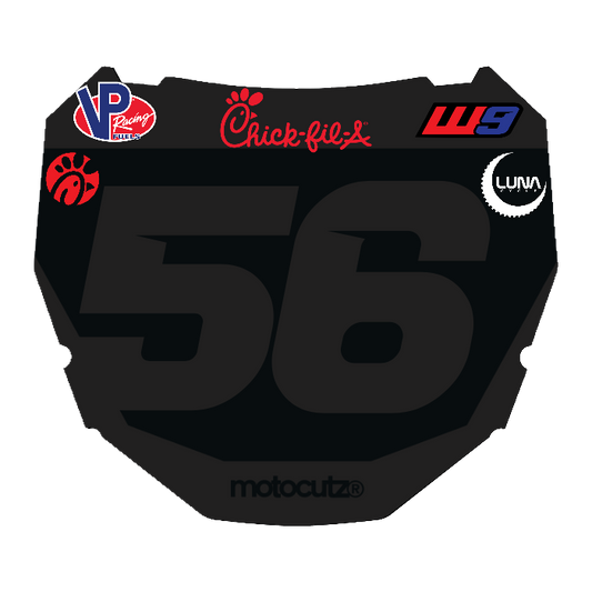 CUSTOM ODI NUMBER PLATE DECAL
