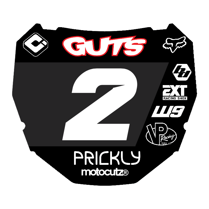 CUSTOM ODI NUMBER PLATE DECAL
